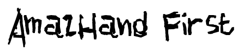 AmazHand First font